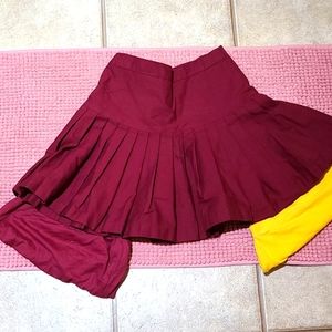 Vintage Cheerleader Skirt, Halloween costume